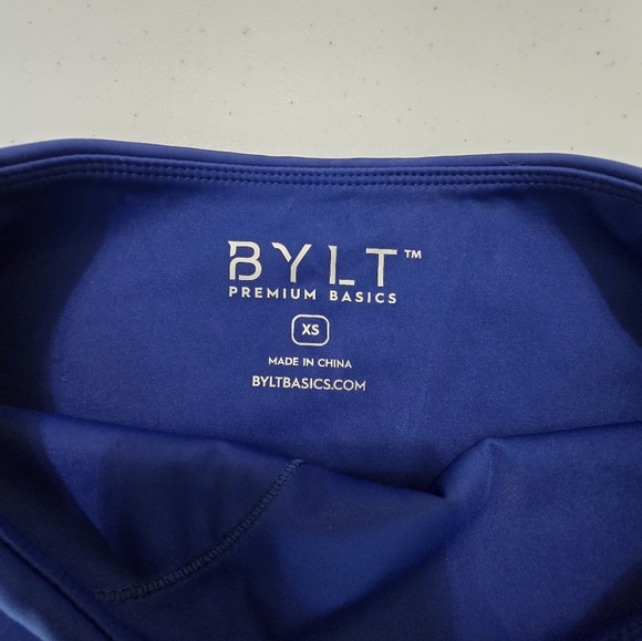 Bylt Basics Metta High Waist Legging In Energy Blue Women's XS Yoga Gym Workout - Picture 8 of 13